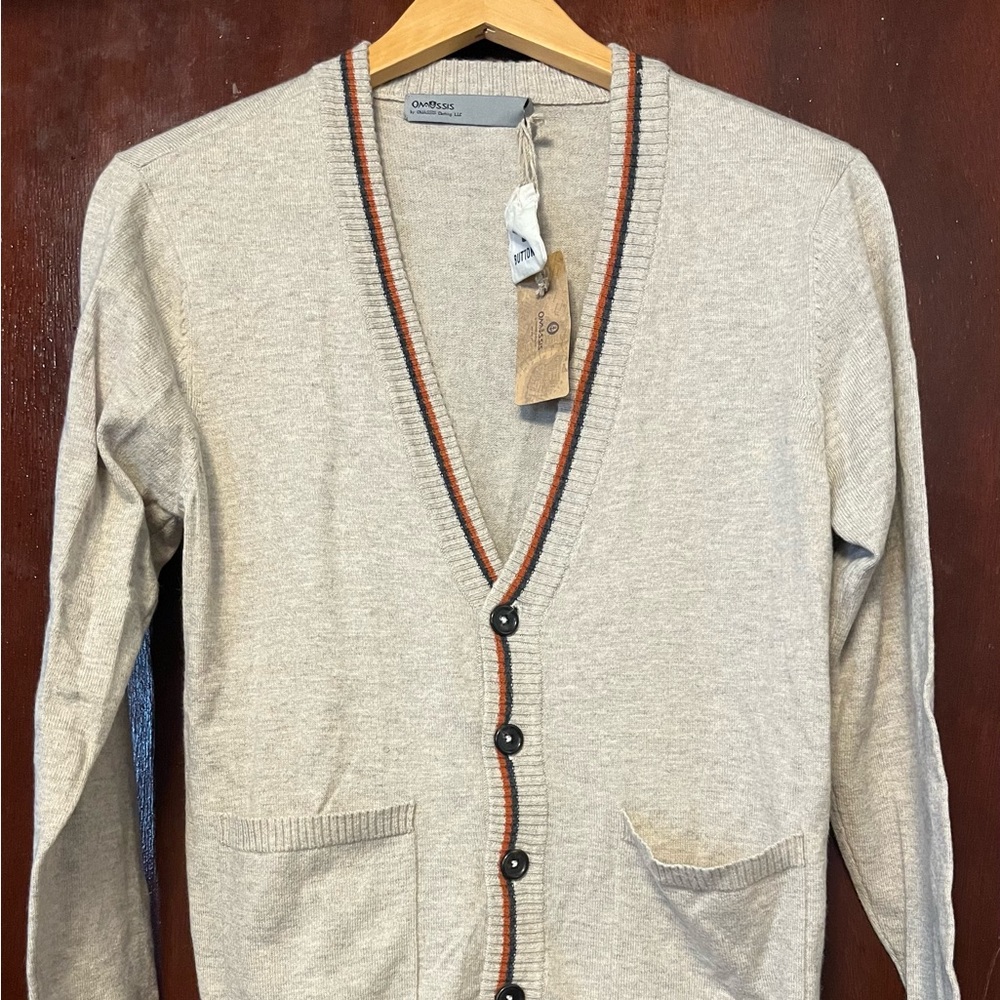 Men’s Onassis Stripe Cardigan Sweater